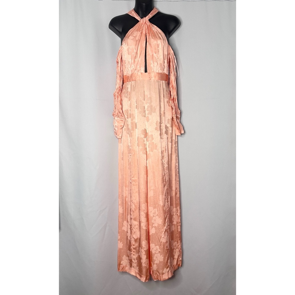Free People x alice McCall Memory Lane Halter Cold Shoulder Jumpsuit $450 - Picture 5 of 9